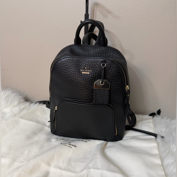 kate spade Handbags - KATE SPADE ♠️ NEW YORK CARTER STREET CADEN BLACK LEATHER BACKPACK PURSE. NWOT